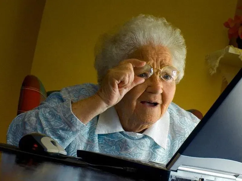 Old age debuff hit her perception. Can't see loot.