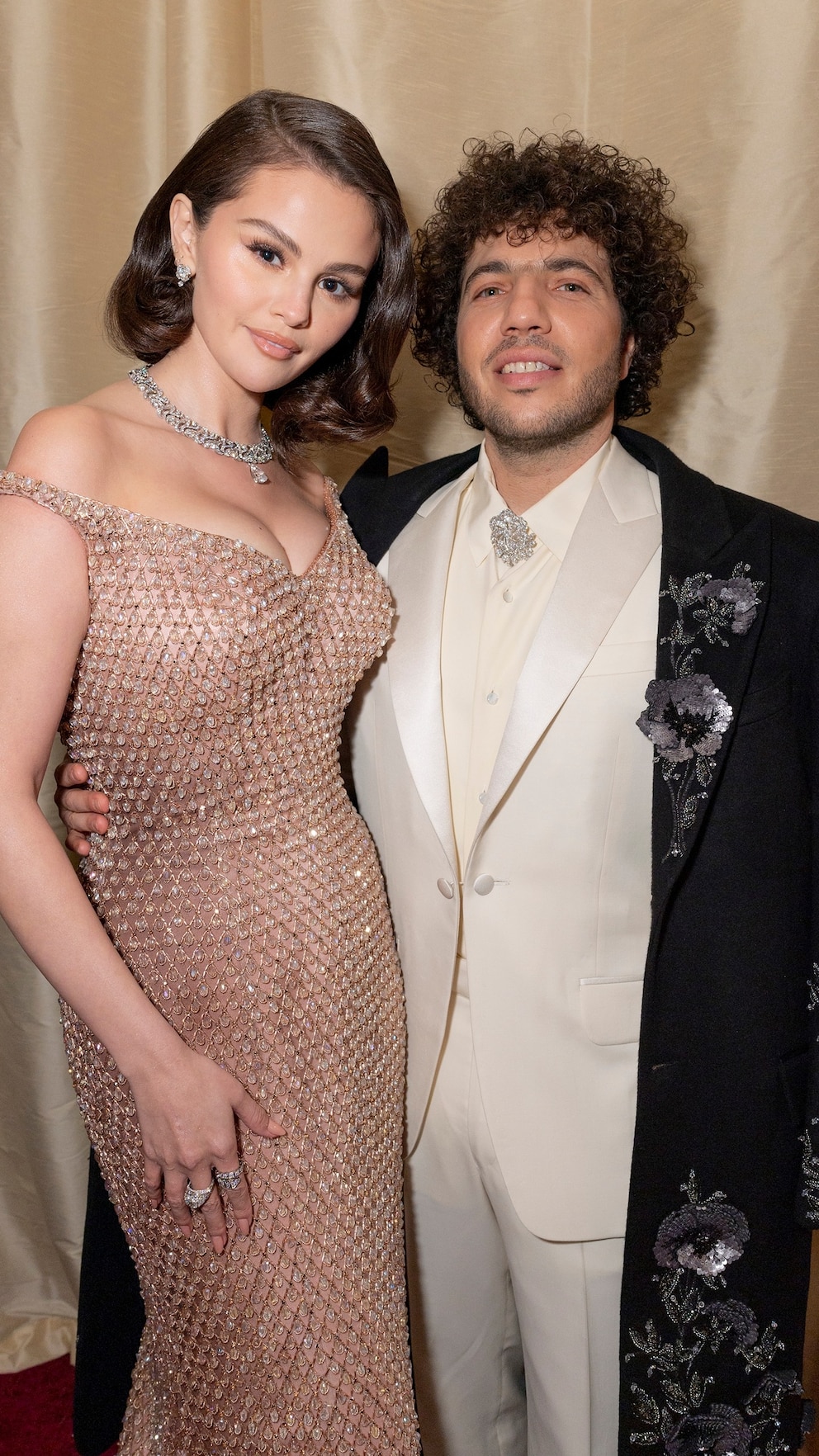 Benny Blanco's overcoat: Millstein green chairs of red carpets—always coveted.