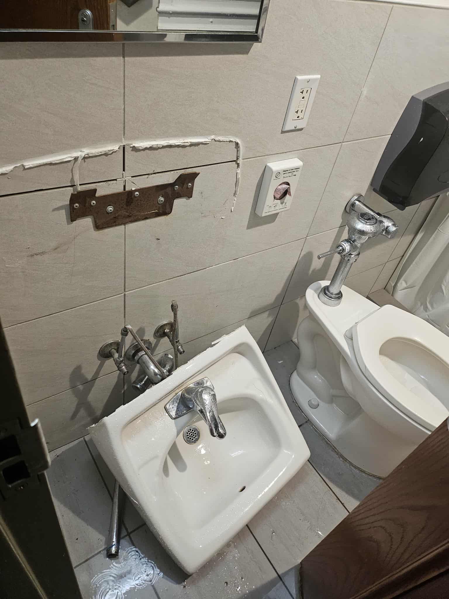 Butler bathroom faceplanted, but hey, who hasn't?