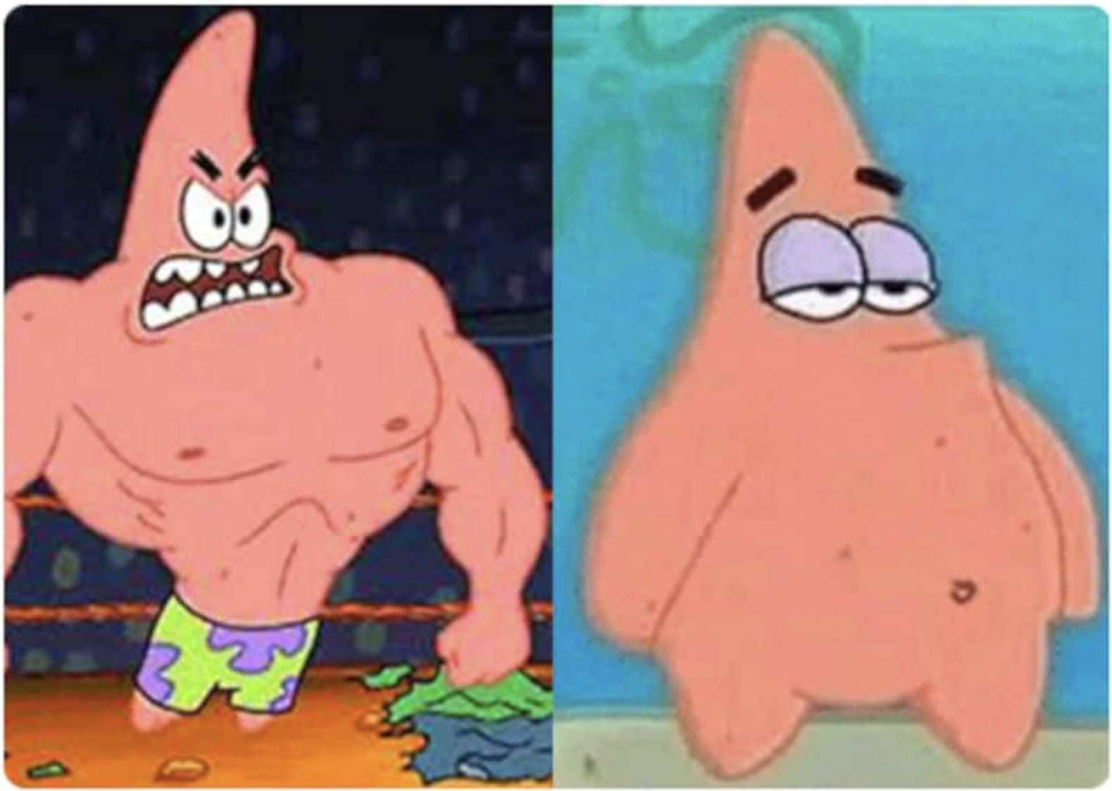 Me after one coffee vs. no coffee.