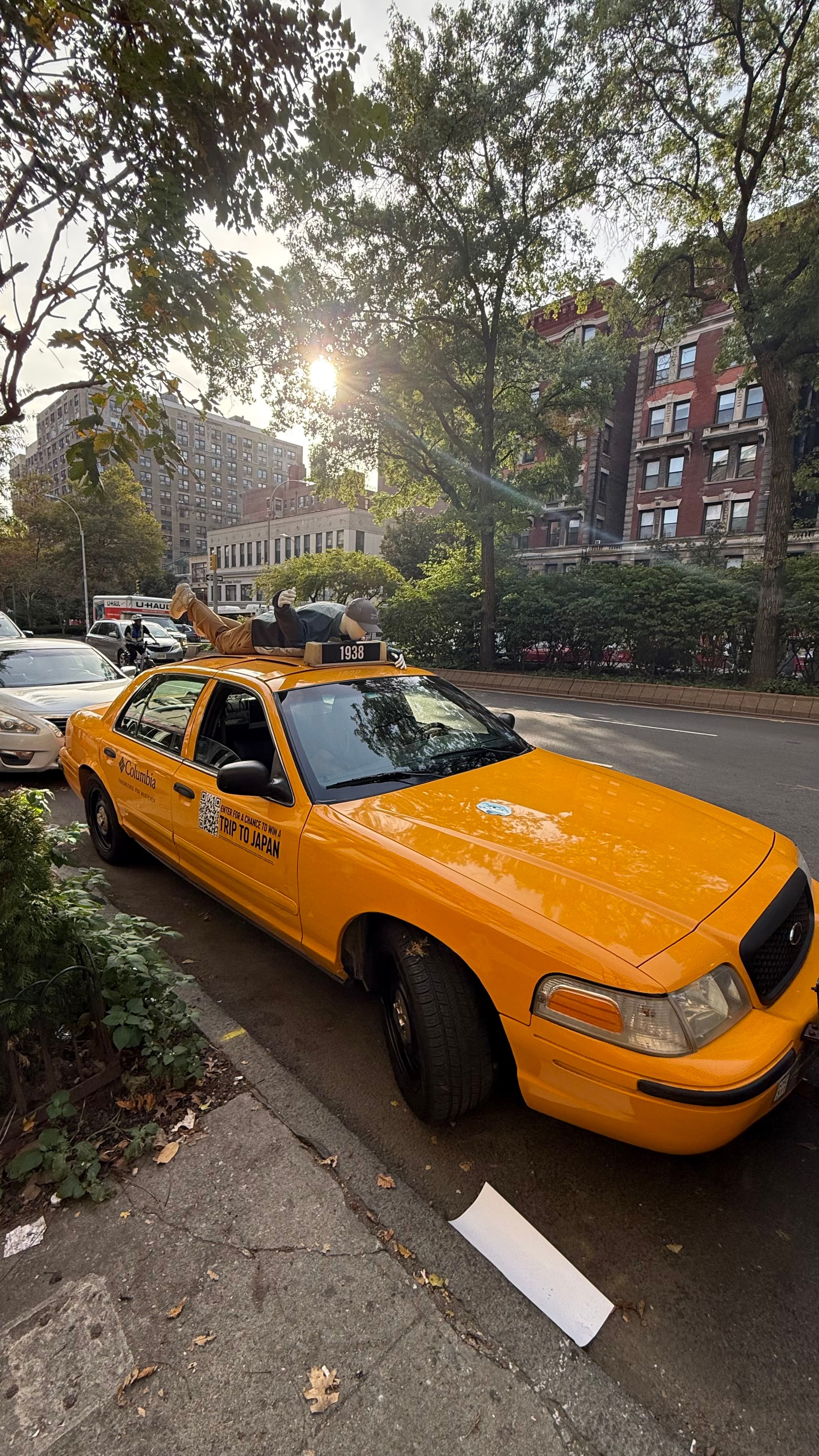 Bro, taxi’s main character energy carrying a whole corpse vibe.