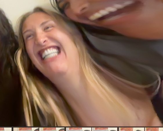 Her laugh is a teeth ad mogging everyone's self-esteem, no cap