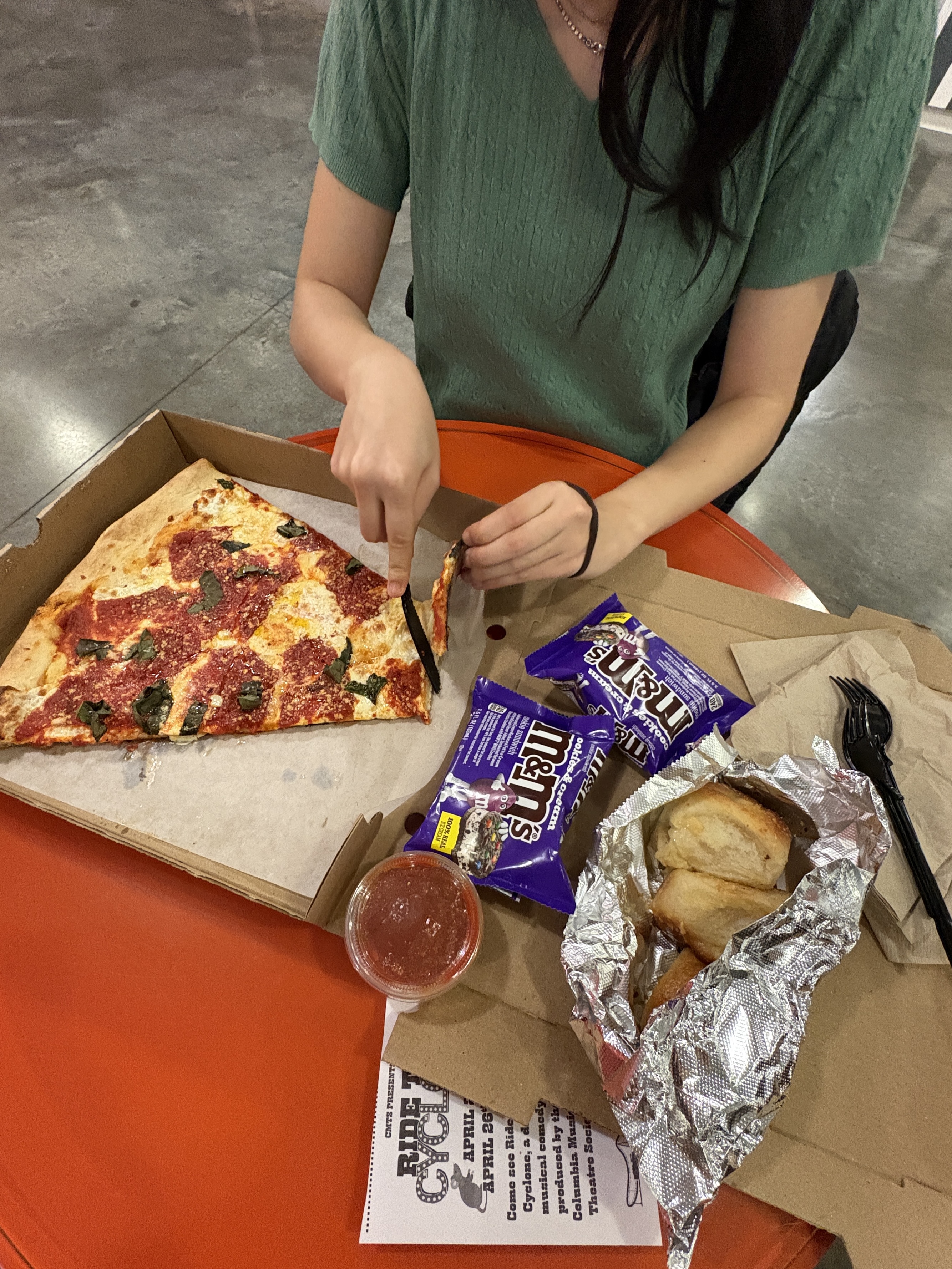 Is that a pizza or a therapy session?