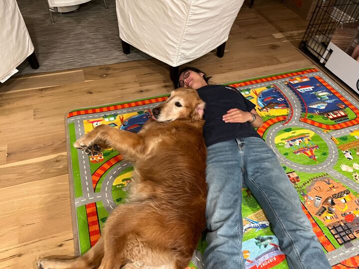 Bro, why do you look like you're dreaming of a snack buffet?