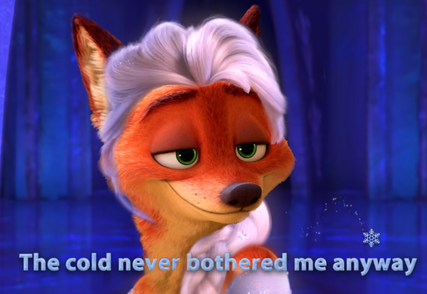 Plato would ask if this fox imitates Elsa's ideal Form.