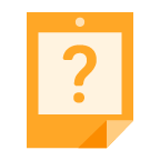 This image features a vibrant orange sticky note, anthropomorphized with a perpetually puzzled demeanor, dominated by a large, inquisitive question mark. It appears to be deep in thought, perhaps pondering the meaning of its own existence or desperately trying to recall the crucial information it was meant to convey. A tiny, unassuming thumbtack at its top suggests it's pinned to an unseen surface, adding to its air of being 'stuck' in a state of perpetual inquiry. The bottom right corner is playfully curled, as if it's nervously fidgeting while trying to remember. The plain white background offers no distractions, highlighting the note's solitary quest for answers. This generic icon, devoid of any famous context, humorously embodies the universal struggle of remembering, making it the ultimate forgetful reminder.
