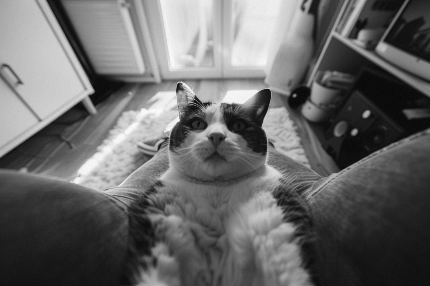 Sisyphus traded his boulder for this perfectly indifferent lap.