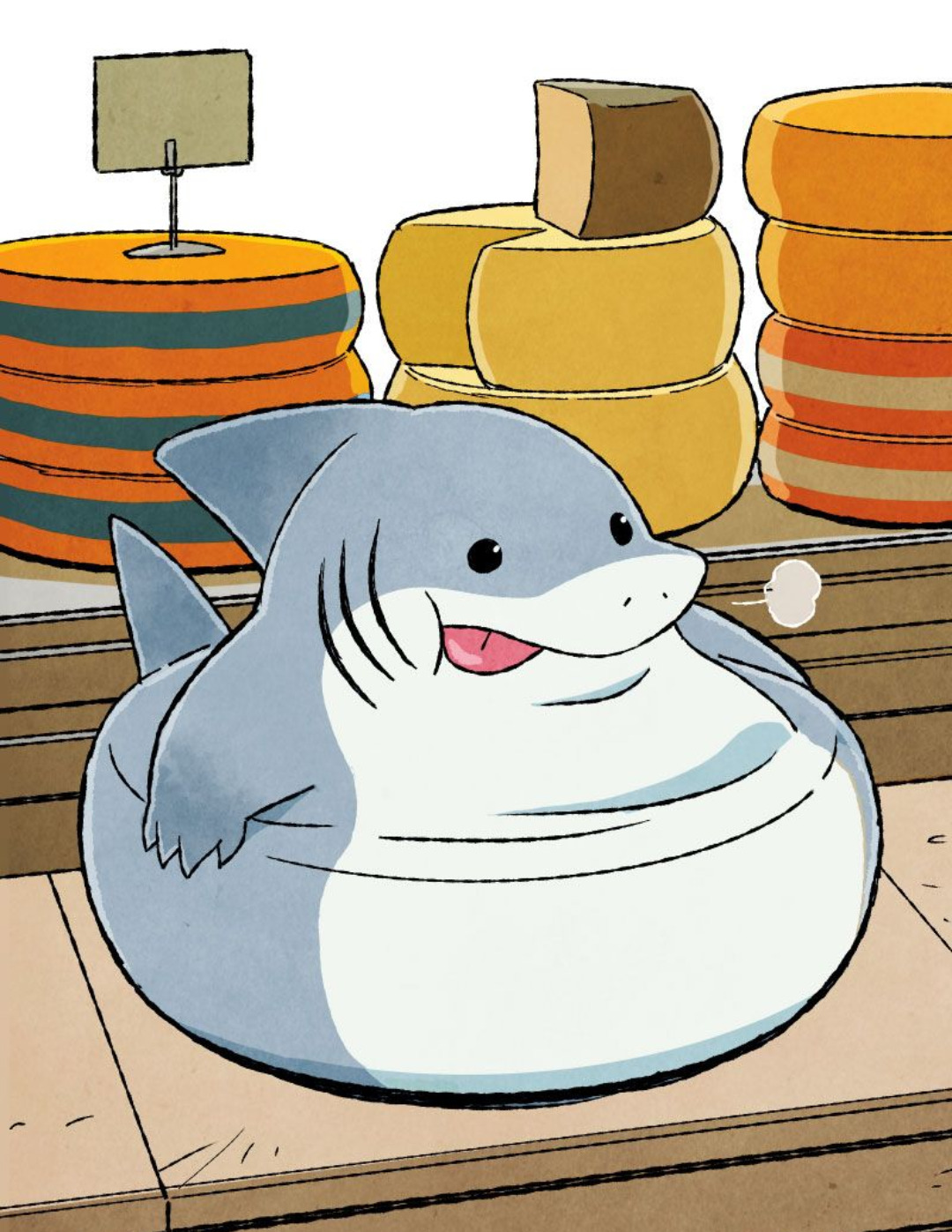 That shark's got more cheese than personality.