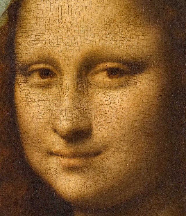 The image features a close-up of the iconic "Mona Lisa," painted by Leonardo da Vinci. Her enigmatic expression, characterized by a subtle smile and direct gaze, invites intrigue and contemplation. The delicate play of light and shadow enhances her features, while the intricate cracks in the paint surface give a glimpse into the painting's age and history.
In the background, soft, blurred landscapes create a dreamlike atmosphere, reinforcing the painting's mysterious allure. The setting evokes a sense of tranquility, contrasting with her captivating expression.
As one of the most celebrated works of art, the "Mona Lisa" has become a cultural icon, often referenced in popular memes and discussions about art. One could humorously imagine her thinking, “I know I’m famous, but can someone please get me a coffee?” This juxtaposition of timeless elegance and relatable humor adds a delightful twist to her legacy.