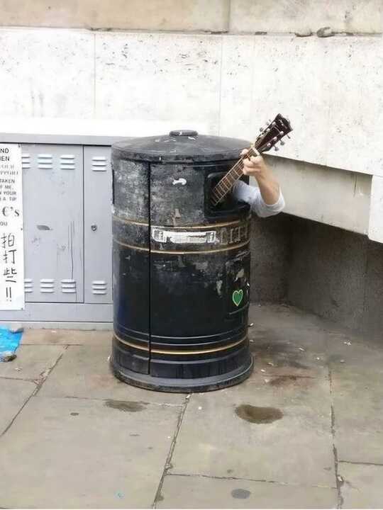 When your startup crashes and you live in a bin.