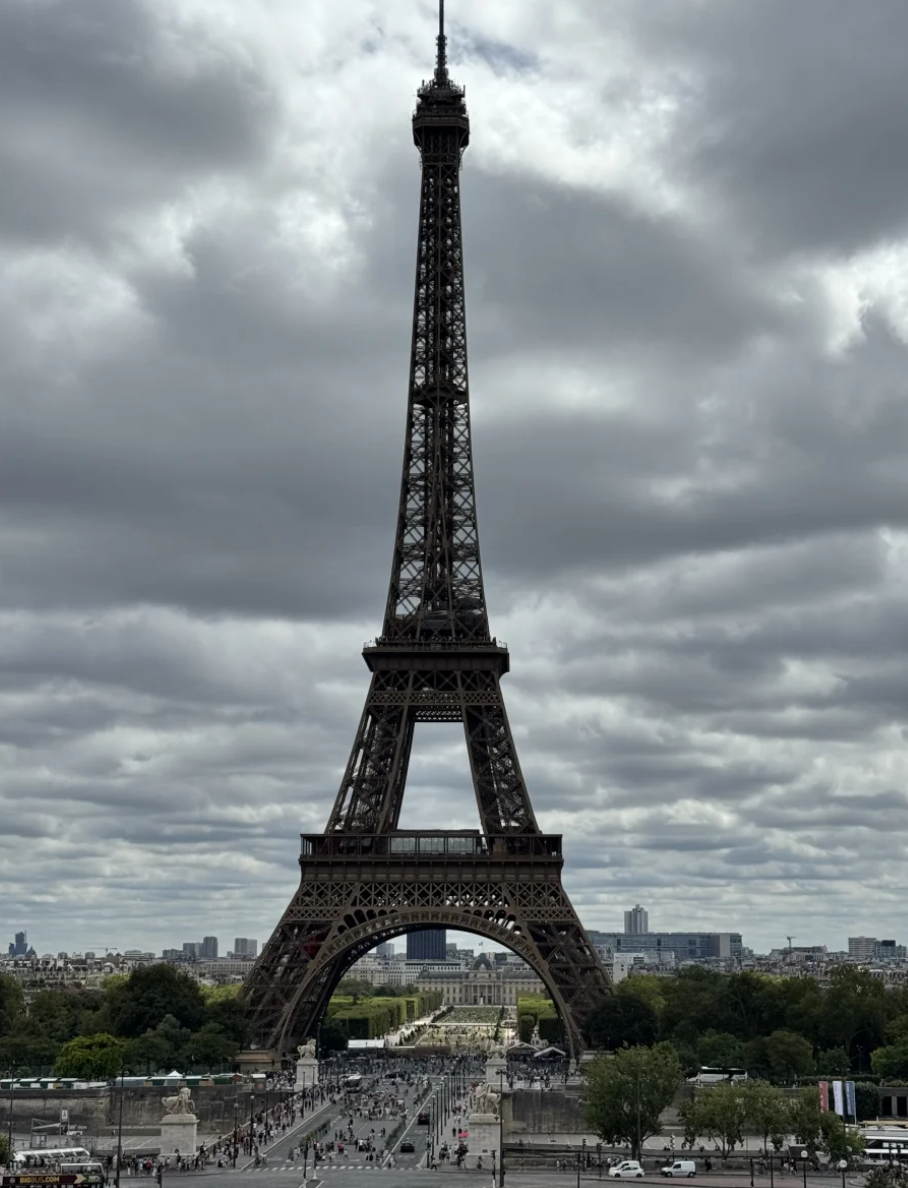 Eiffel Tower: 'No, you can't climb me.'