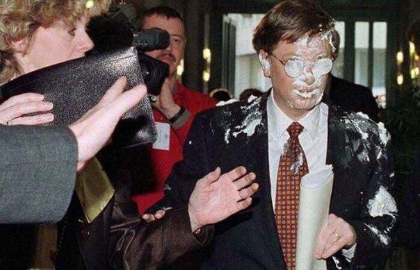 got pied harder than my last therapy bill omg