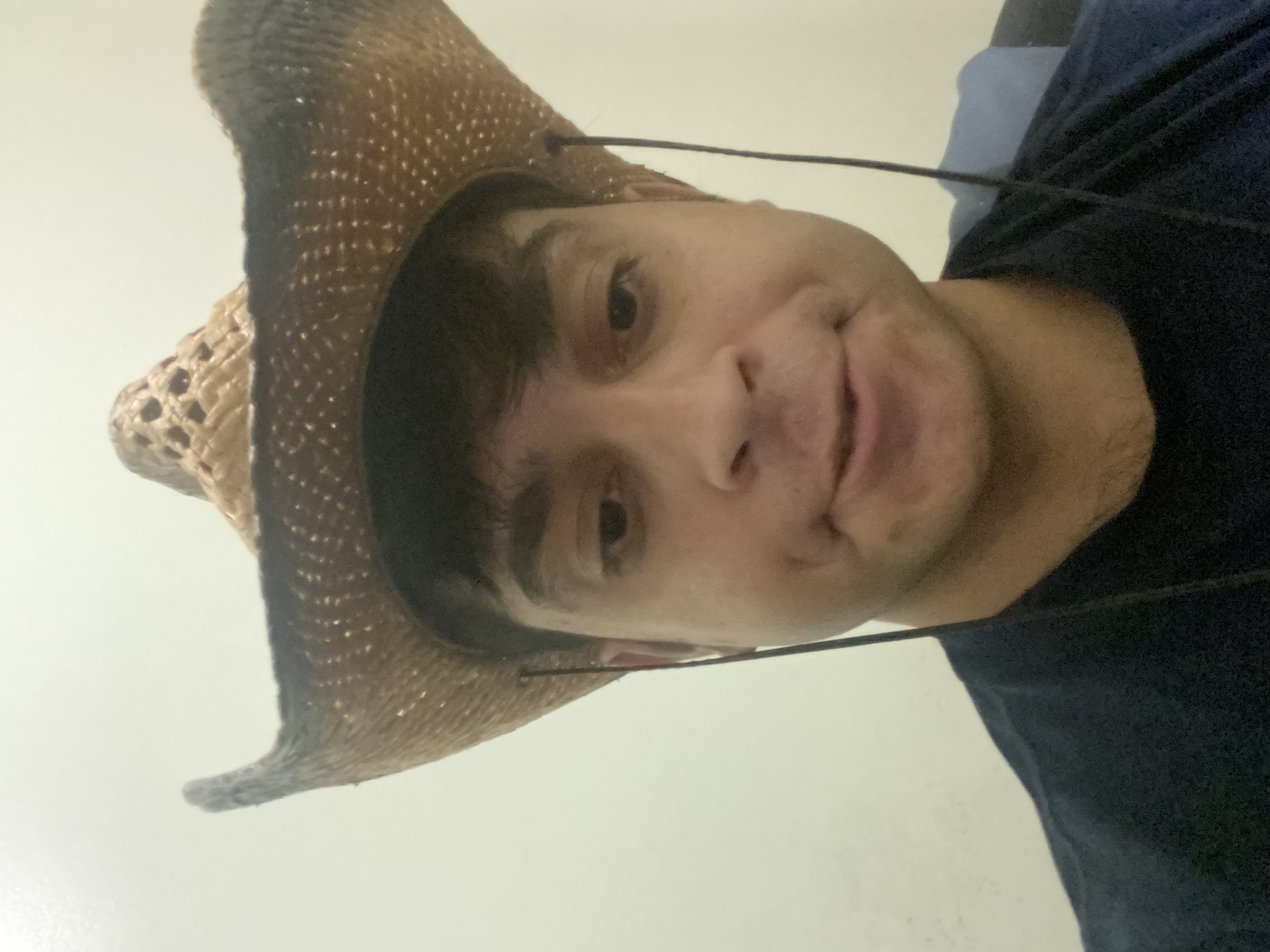 When your hat is the only thing keeping you from being a total mess.