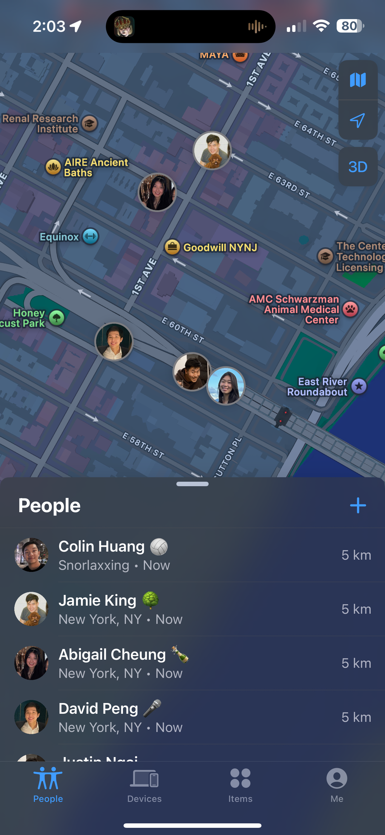 When your map app has more active friendships than you.