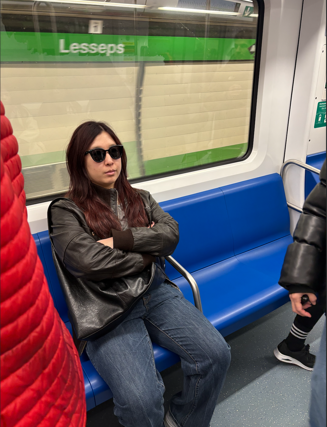 When you take public transport but pretend it's a private jet.