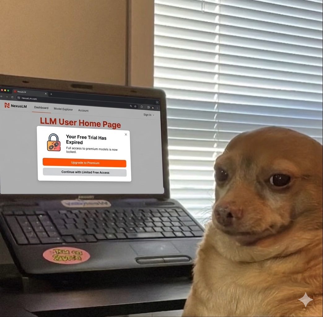 {"scene":"Dog next to a laptop displaying a website","facial_expression":["neutral face","slightly open mouth"],"gestures":[],"elements":["laptop","dog","window blinds"],"people":[],"animals":["dog"],"environment":"indoor setting with a laptop and window","colors":["brown","gray","black","white"],"actions":["dog sitting","laptop displaying message"],"observable_mood":"neutral"}