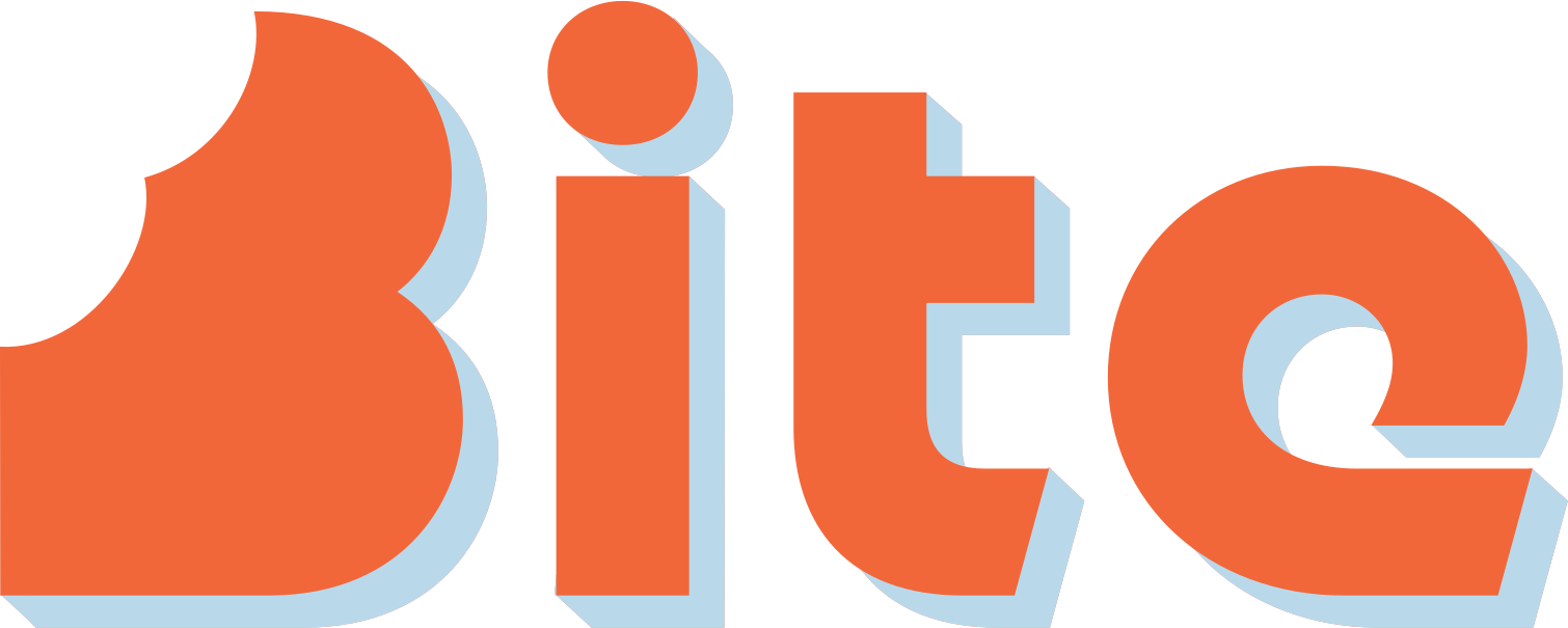 This 'Bite' logo out here looking like a mid snack, fr.