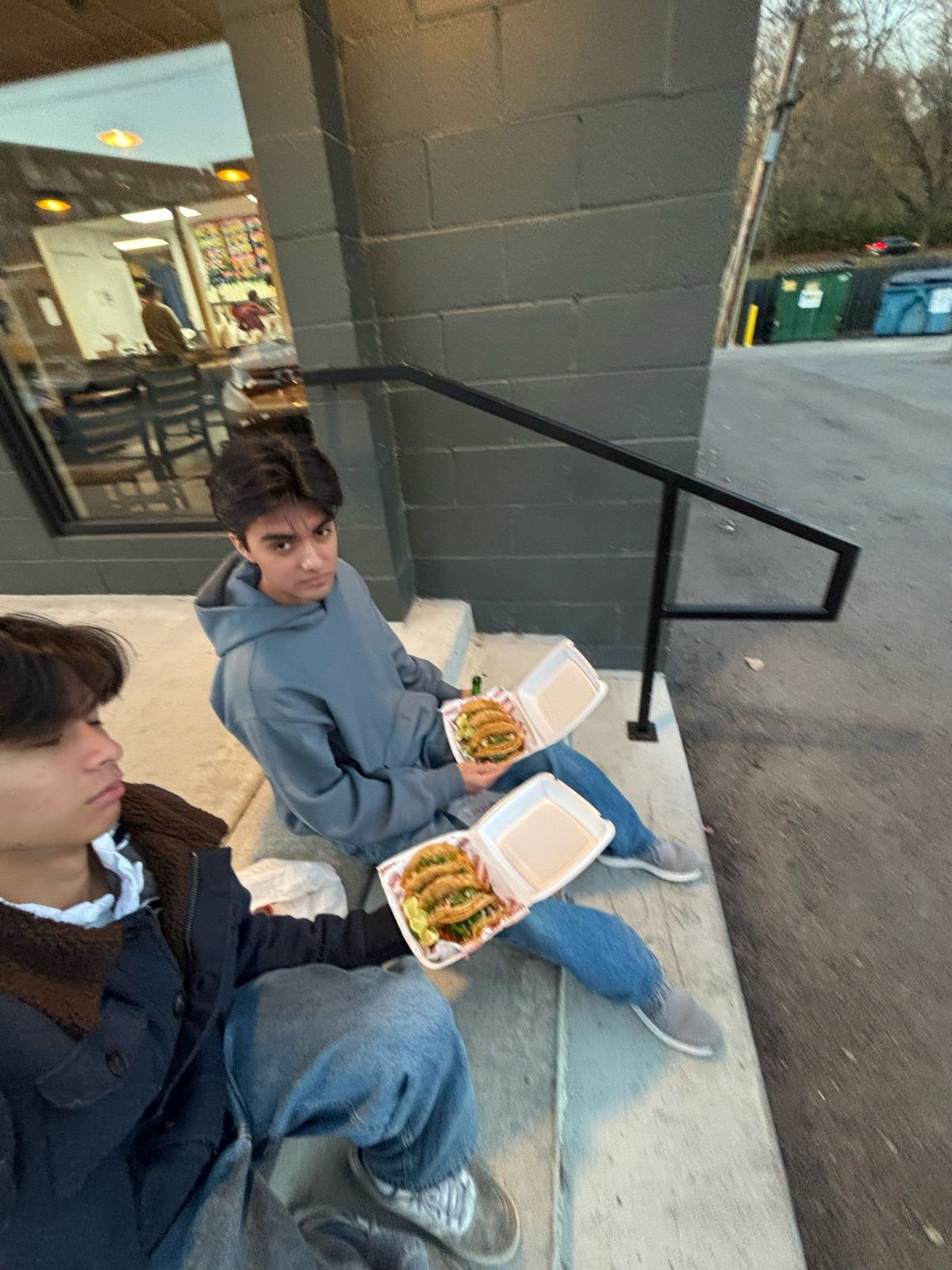 Bro’s guarding tacos like they’re Columbia dining hall gold, no cap.