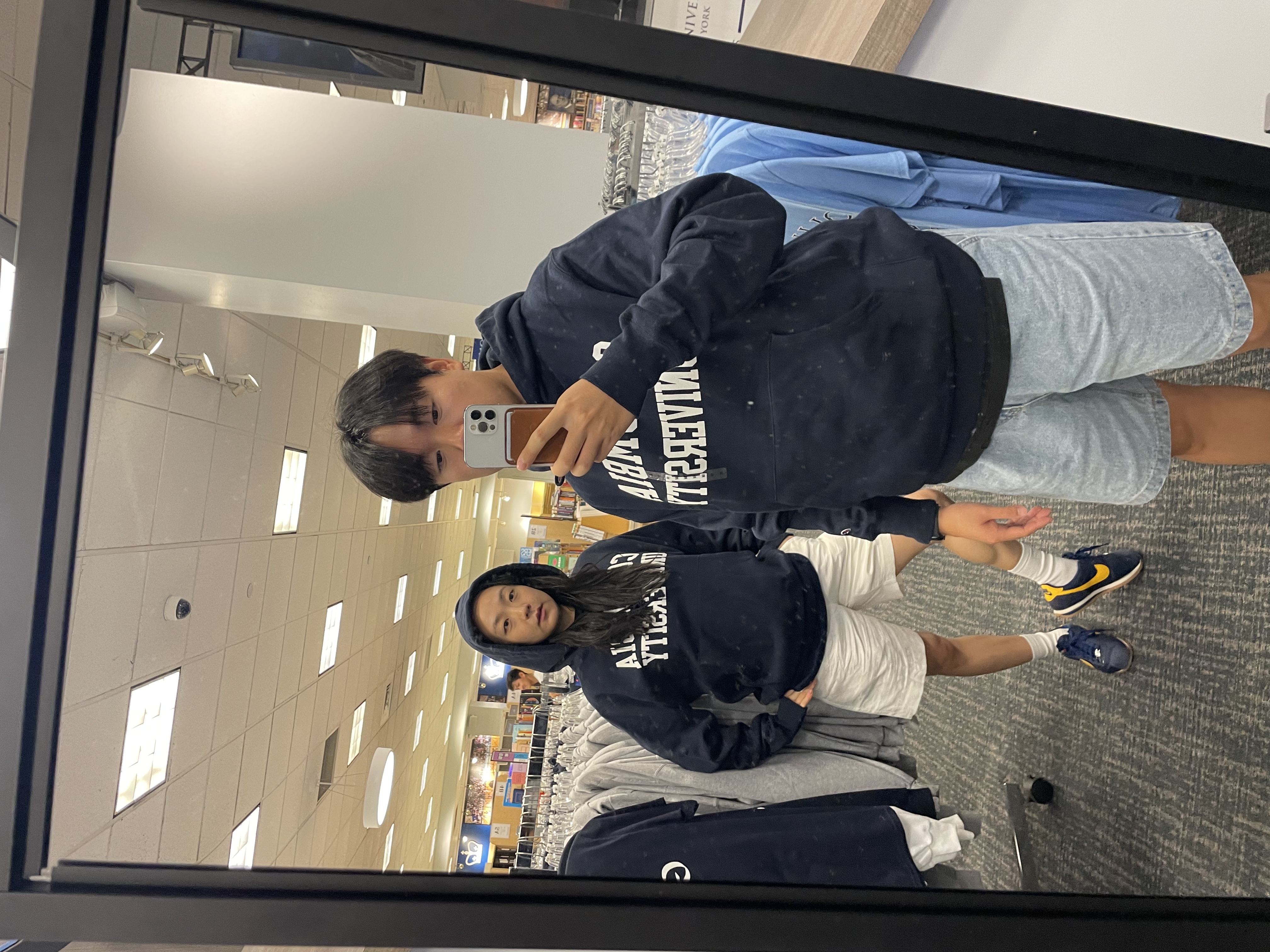 Matching hoodies: the ultimate student loan accessory.