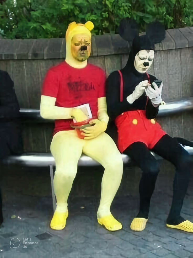When your side hustle is cursed character cosplay.