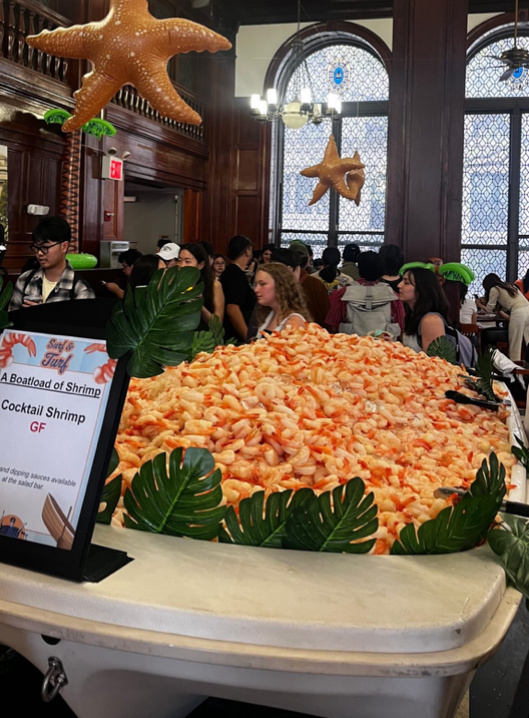 You're holding onto shrimp like it's your only personality trait.